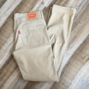 Levi's Khaki 511 Denim Pants W32 L34